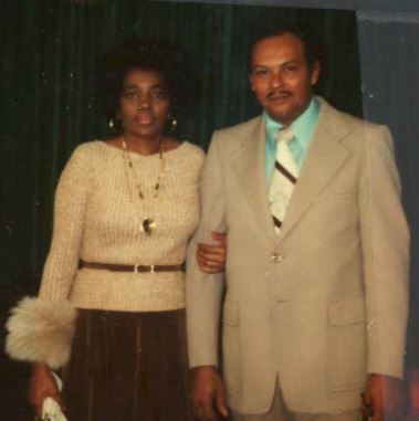 Cleo Wilbon with her late husband Raymond Wilbon